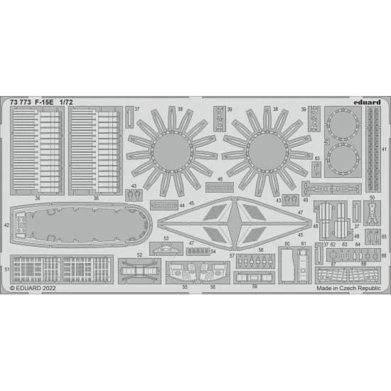 Eduard 73773 1/72 F-15E Photo-Etched for Aircraft Photo etched set