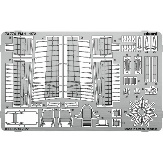 Eduard 73774 1/72 FM-1 Photo-Etched for Aircraft Photo etched set