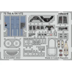Eduard 73783 1/72 A-1H Photo-Etched for Aircraft Photo etched set