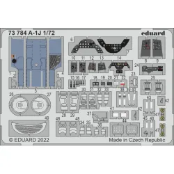 Eduard 73784 1/72 A-1J Photo-Etched for Aircraft Photo etched set