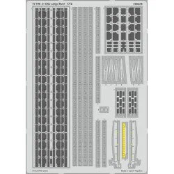 Eduard 73795 1/72 C-130J cargo floor Photo-Etched for Aircraft Photo etched set