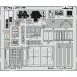 Eduard 73799 1/72 U-2C Photo-Etched for Aircraft Photo etched set