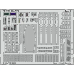 Eduard 73808 1/72 F-35A Photo-Etched for Aircraft Photo etched set