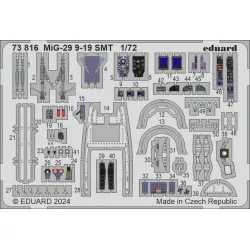 Eduard 73816 1/72 MiG-29 9-19 SMT Photo-Etched for Aircraft Photo etched set
