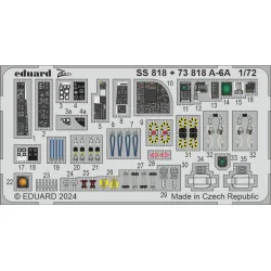 Eduard 73818 1/72 A-6A Photo-Etched for Aircraft Photo etched set