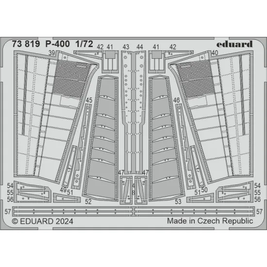 Eduard 73819 1/72 P-400 Photo-Etched for Aircraft Photo etched set
