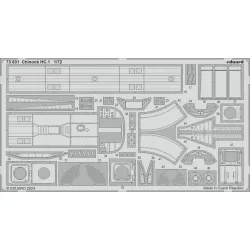 Eduard 73831 1/72 Chinook HC.1 Photo-Etched for Aircraft Photo etched set