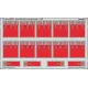 Eduard 73834 1/72 Chinook HC.1 cargo seats Photo-Etched for Aircraft Photo etched set