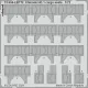 Eduard 73834 1/72 Chinook HC.1 cargo seats Photo-Etched for Aircraft Photo etched set