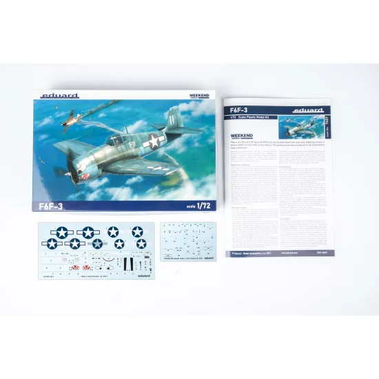 Eduard 7457 1/72 F6F-3 Plastic for Aircraft Weekend edition