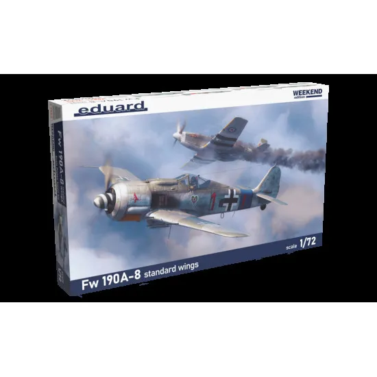 Eduard 7463 1/72 Fw 190A-8 standard wings Plastic for Aircraft Weekend edition
