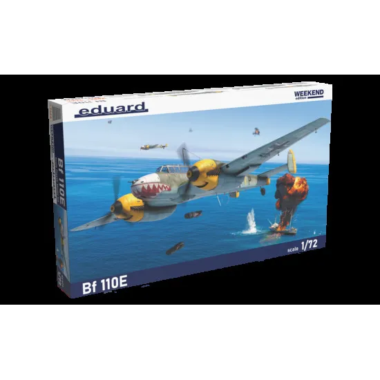 Eduard 7464 1/72 Bf 110E Plastic for Aircraft Weekend edition