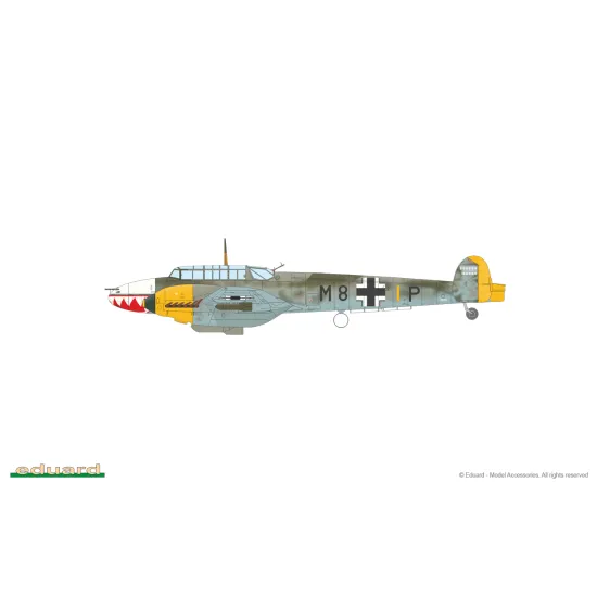 Eduard 7464 1/72 Bf 110E Plastic for Aircraft Weekend edition