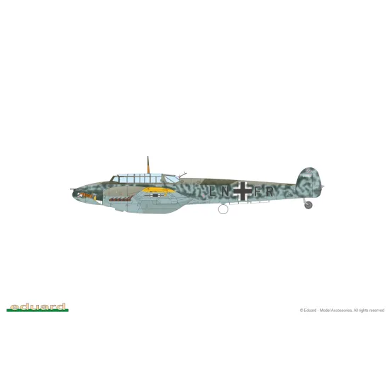 Eduard 7464 1/72 Bf 110E Plastic for Aircraft Weekend edition
