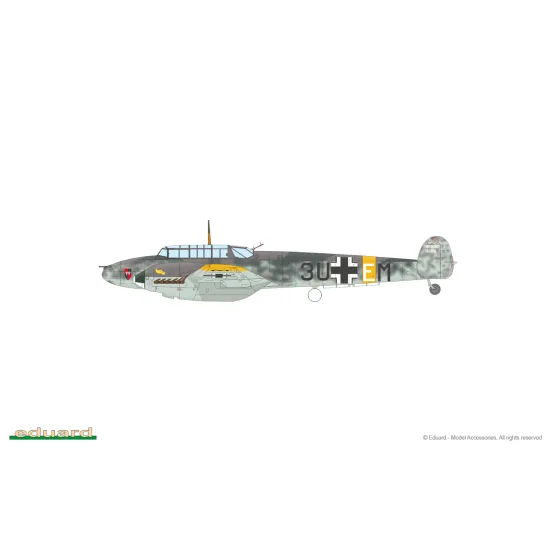 Eduard 7464 1/72 Bf 110E Plastic for Aircraft Weekend edition