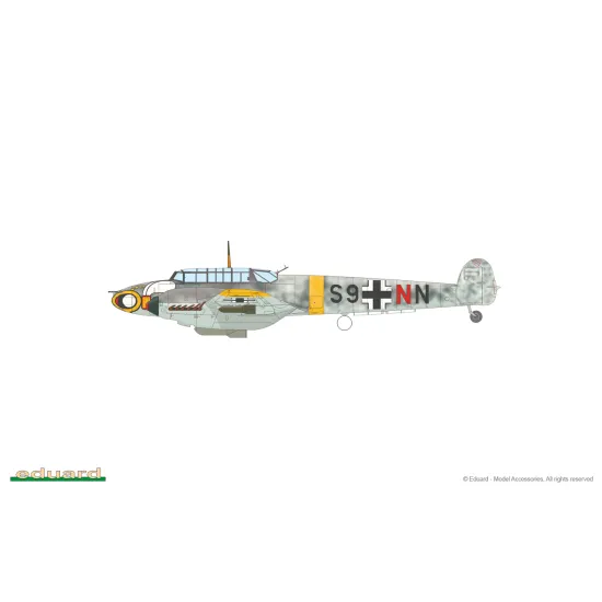 Eduard 7464 1/72 Bf 110E Plastic for Aircraft Weekend edition