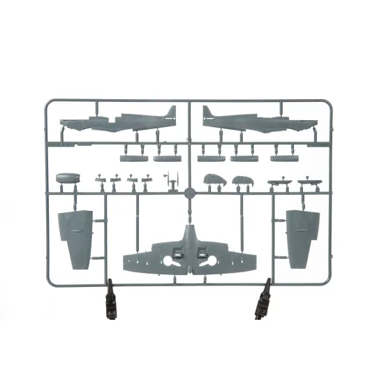 Eduard 7466 1/72 Spitfire Mk.IXc Plastic for Aircraft Weekend edition
