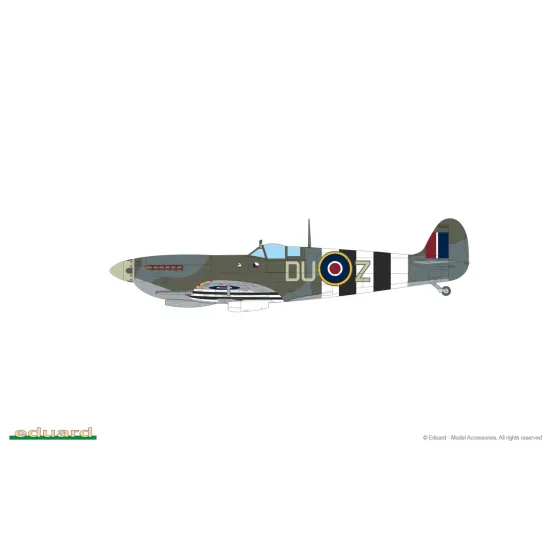 Eduard 7466 1/72 Spitfire Mk.IXc Plastic for Aircraft Weekend edition