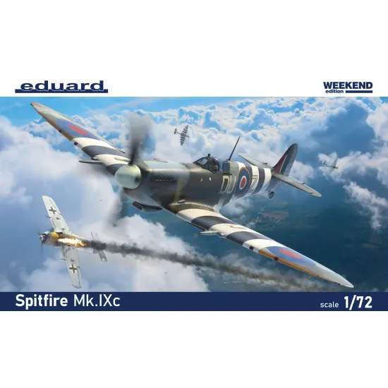 Eduard 7466 1/72 Spitfire Mk.IXc Plastic for Aircraft Weekend edition