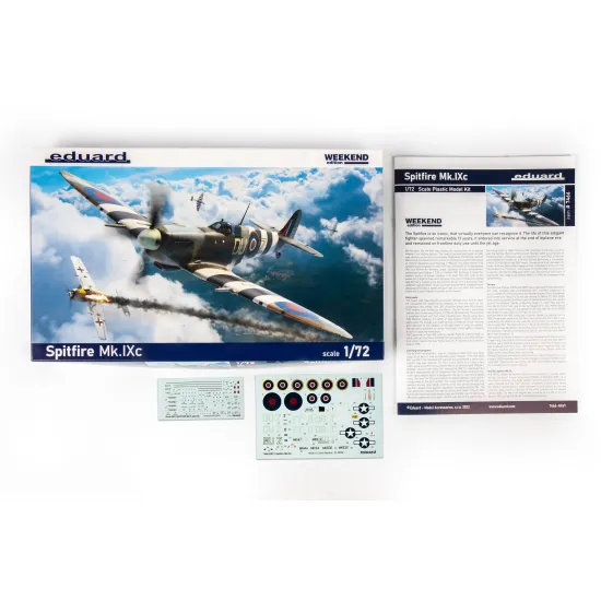 Eduard 7466 1/72 Spitfire Mk.IXc Plastic for Aircraft Weekend edition