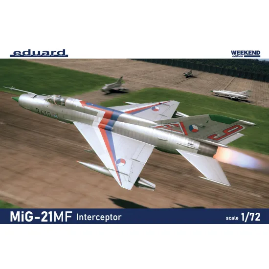 Eduard 7469 1/72 MiG-21MF Interceptor Plastic for Aircraft Weekend edition