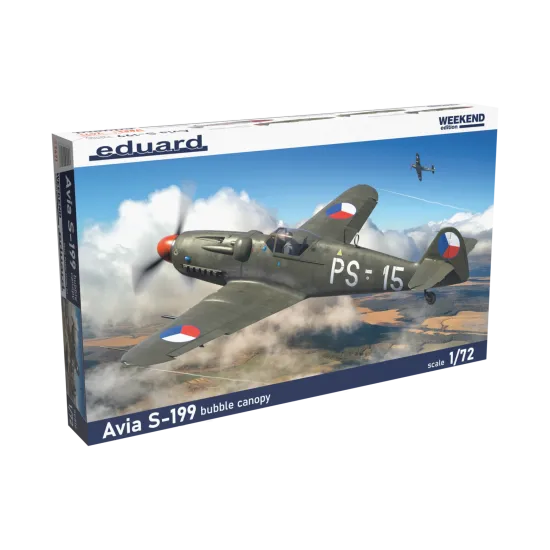 Eduard 7471 1/72 S-199 bubble canopy Plastic for Aircraft Weekend edition