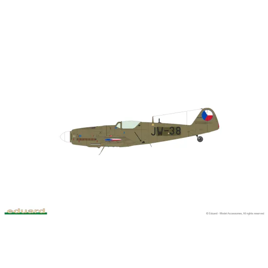 Eduard 7471 1/72 S-199 bubble canopy Plastic for Aircraft Weekend edition