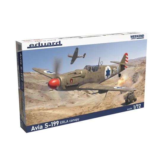 Eduard 7472 1/72 Avia S-199 ERLA canopy Plastic for Aircraft Weekend edition