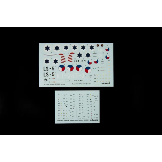 Eduard 7472 1/72 Avia S-199 ERLA canopy Plastic for Aircraft Weekend edition
