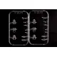 Eduard 7472 1/72 Avia S-199 ERLA canopy Plastic for Aircraft Weekend edition