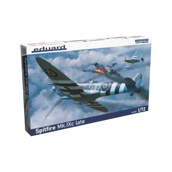 Eduard 7473 1/72 Spitfire Mk.IXc late Plastic for Aircraft Weekend edition