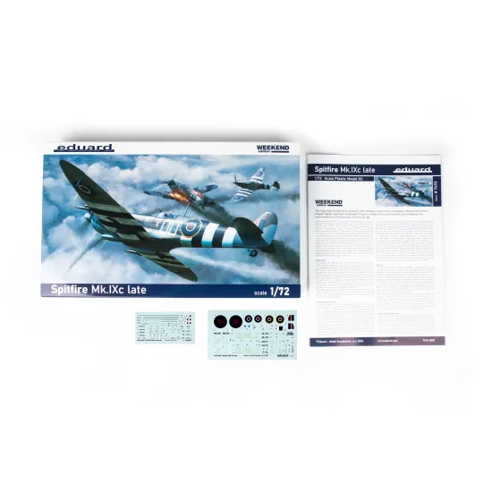 Eduard 7473 1/72 Spitfire Mk.IXc late Plastic for Aircraft Weekend edition
