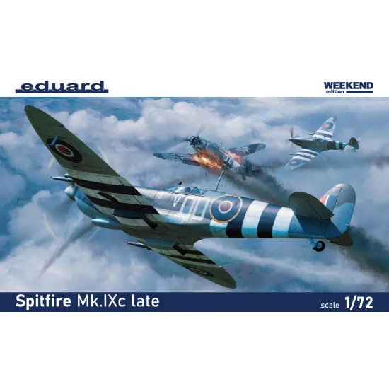 Eduard 7473 1/72 Spitfire Mk.IXc late Plastic for Aircraft Weekend edition