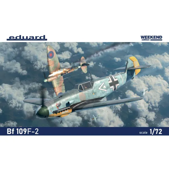 Eduard 7474 1/72 Bf 109F-2 - The Weekend Edition Plastic for Aircraft Weekend edition