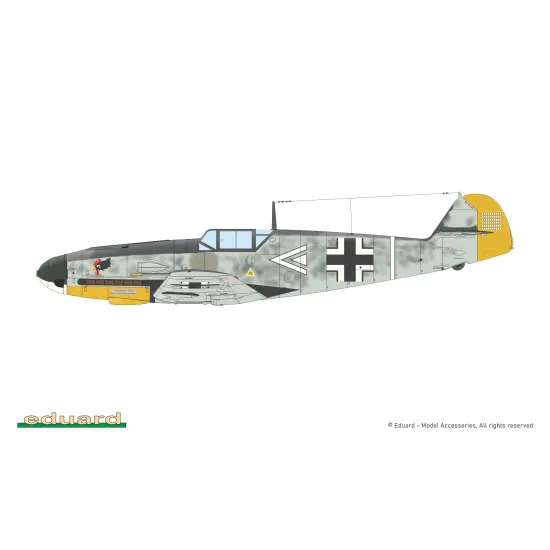 Eduard 7474 1/72 Bf 109F-2 - The Weekend Edition Plastic for Aircraft Weekend edition