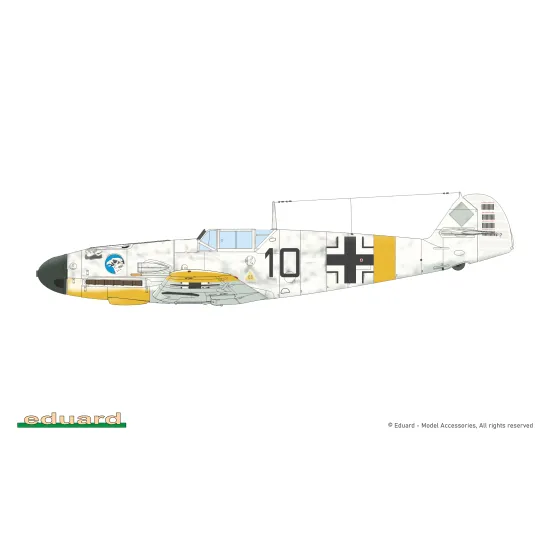 Eduard 7474 1/72 Bf 109F-2 - The Weekend Edition Plastic for Aircraft Weekend edition