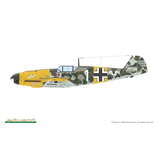 Eduard 7474 1/72 Bf 109F-2 - The Weekend Edition Plastic for Aircraft Weekend edition