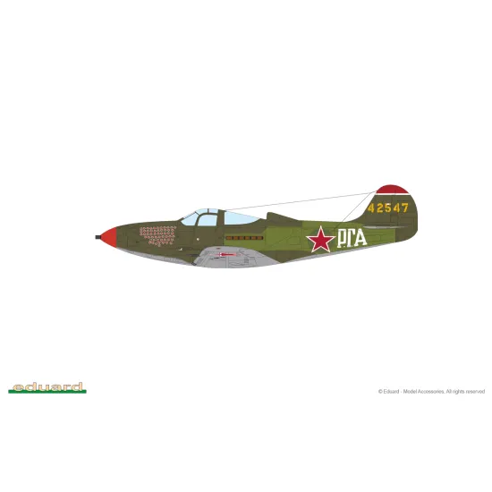 Eduard 8067 1/48 P-39N Airacobra Plastic for Aircraft Profipack