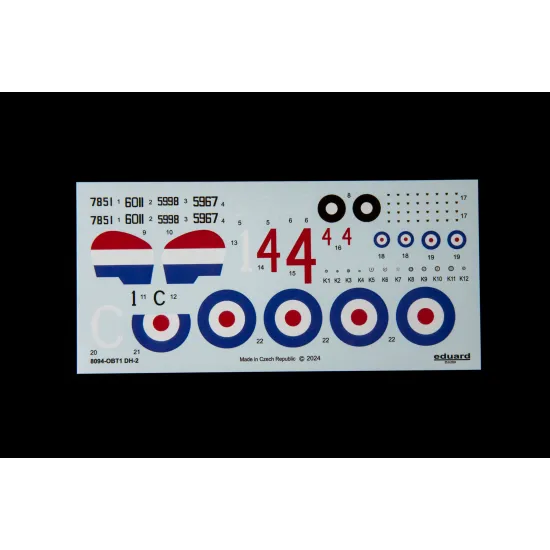 Eduard 8094 1/48 DH-2 Plastic for Aircraft Profipack