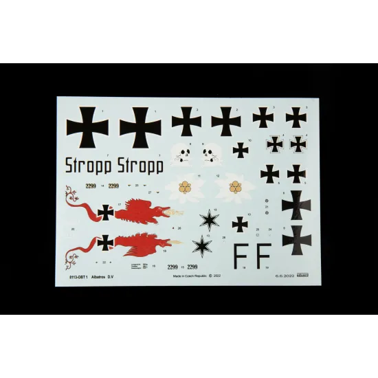 Eduard 8113 1/48 Albatros D.V Plastic for Aircraft Profipack