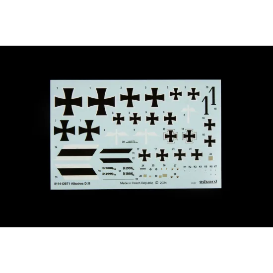 Eduard 8114 1/48 Albatros D.III Plastic for Aircraft Profipack