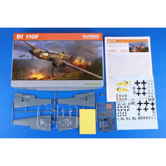 Eduard 8207 1/48 Bf 110F Plastic for Aircraft Profipack