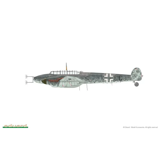 Eduard 8208 1/48 Bf 110G-4 Plastic for Aircraft Profipack