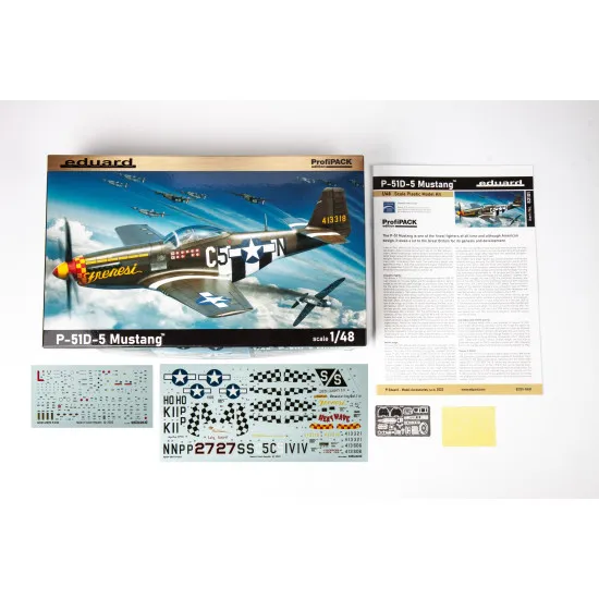 Eduard 82101 1/48 P-51D-5 Mustang Plastic for Aircraft Profipack