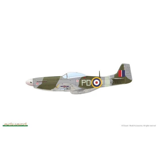 Eduard 82104 1/48 Mustang Mk.IV Plastic for Aircraft Profipack