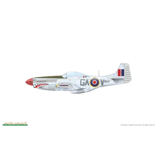 Eduard 82104 1/48 Mustang Mk.IV Plastic for Aircraft Profipack