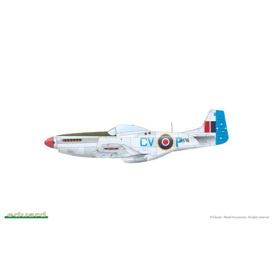 Eduard 82104 1/48 Mustang Mk.IV Plastic for Aircraft Profipack