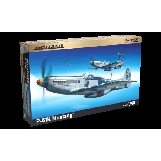 Eduard 82105 1/48 P-51K Mustang Plastic for Aircraft Profipack