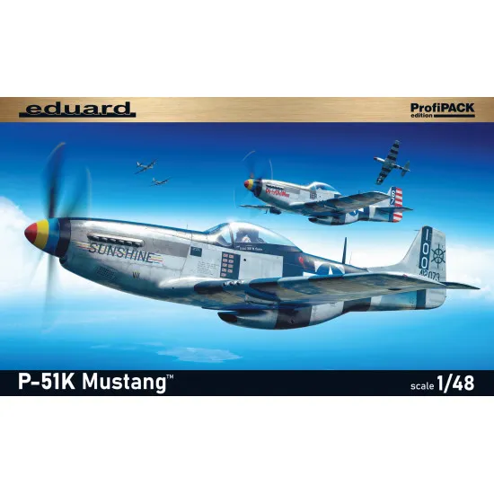 Eduard 82105 1/48 P-51K Mustang Plastic for Aircraft Profipack