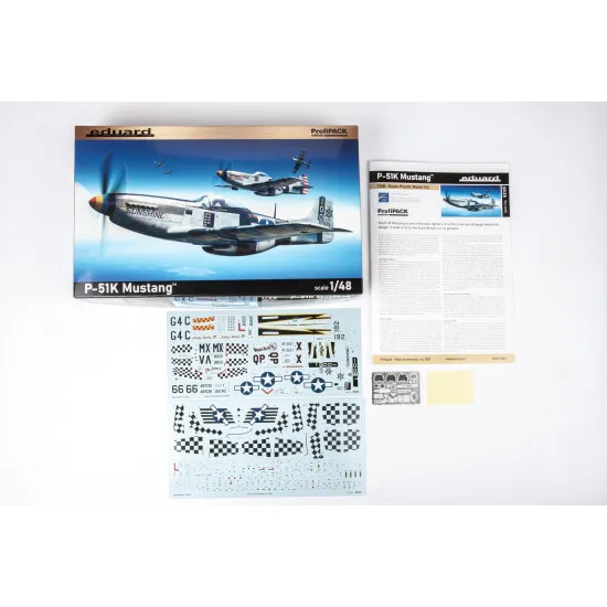 Eduard 82105 1/48 P-51K Mustang Plastic for Aircraft Profipack